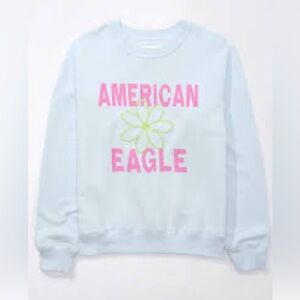 America Eagle Light Blue Sweatshirt size medium